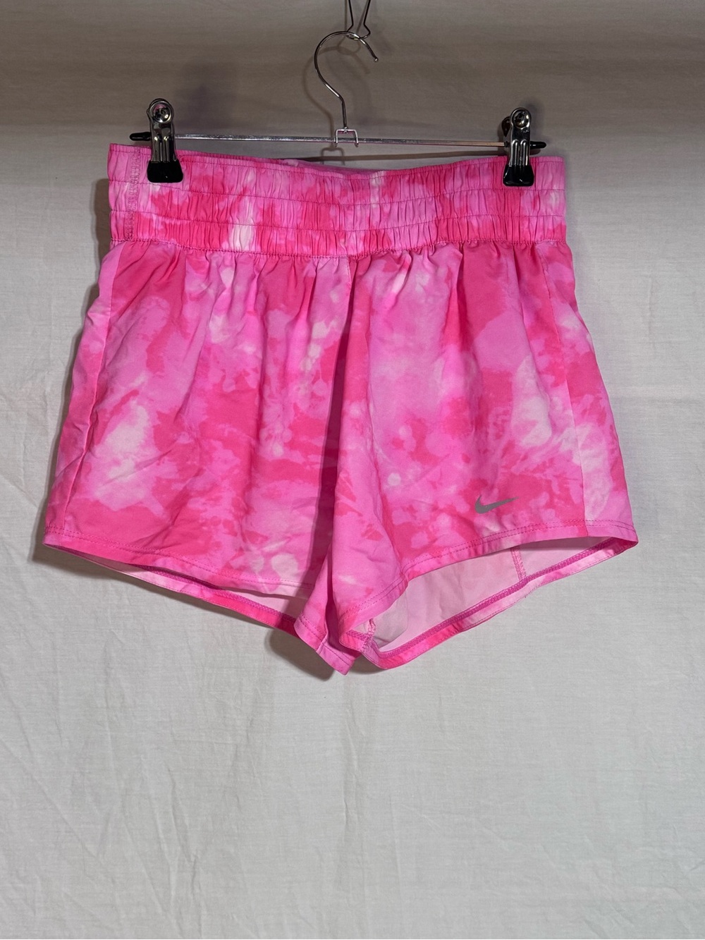 Nike Women's Hot Pink Tie-Dye Running Shorts
